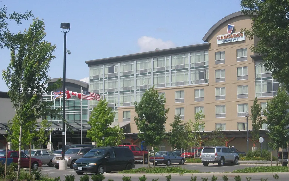 Cascades Casino Langley and its hotel building